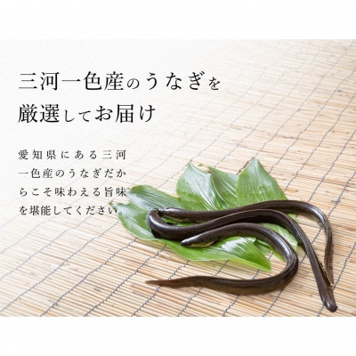 炭火手焼き☆三河一色産 ひつまぶし きざみうなぎ蒲焼  3人前【配送不可地域：離島】