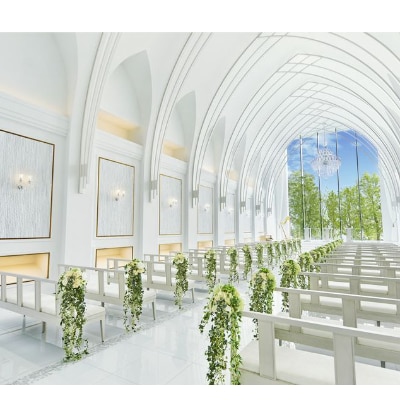 【ララシャンス岡崎迎賓館】結婚式・挙式料1万円優待チケット(フルコース試食＆オリジナル記念写真付!)