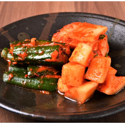 焼肉屋の手作りキムチ(3種類セット)【配送不可地域：離島】