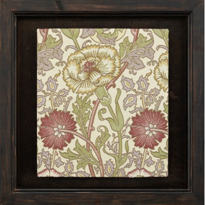 ウィリアムモリスデザイン　壁掛け　額縁セット　ピンクアンドローズ