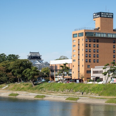 【岡崎ニューグランドホテル】1泊2食付ペア宿泊券(デラックスツイン)