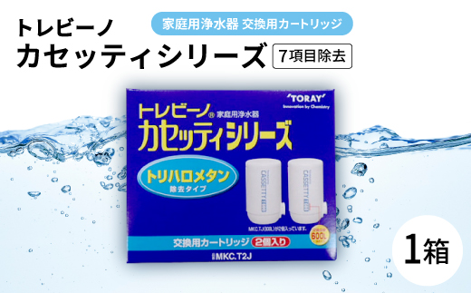 家庭用浄水器　「トレビーノ」交換用カートリッジ　カセッティシリーズ(7項目除去) MKC.T2J