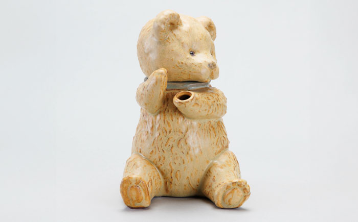 【瀬戸焼】 ティーポット クマ 【かしわ窯】 / 食器 急須 ギフト / 瀬戸市 [BBAJ046]