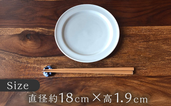 【瀬戸焼】 典型プレート 6寸皿2枚セット　【カラー：ブルーホワイト】 食器 お皿 セット 瀬戸市 / 双寿園 [BBBI010]
