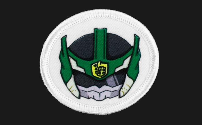 ご当地ヒーロー「陶神オリバーワッペン」4枚セット / 手芸 アップリケ 洋服 アイロン / 瀬戸市 / 瀬戸大同 [BBDN002]