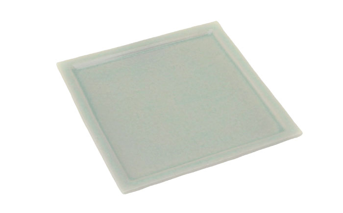 【瀬戸焼】6.0スクエアプレート 灰釉 2枚セット【ヤマハツクリタ株式会社】 / 食器 和食器 正角皿 スクエア皿/ 瀬戸市 [BBDV016] 灰釉