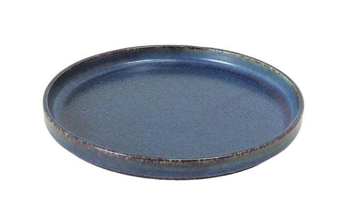 【瀬戸焼】切立丸プレート(19cm) いらぼブルー 2枚セット【ヤマハツクリタ株式会社】 / 食器 和食器 丸皿 / 瀬戸市 [BBDV025] いらぼブルー