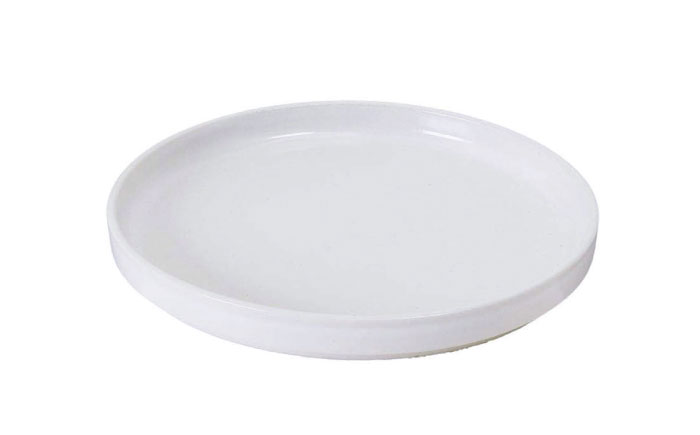 【瀬戸焼】切立丸プレート(16cm) きらり白 2枚セット【ヤマハツクリタ株式会社】 / 食器 和食器 丸皿 / 瀬戸市 [BBDV030] きらり白