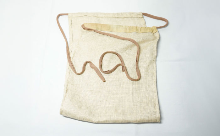 もっこふんどし 2枚組 Lサイズ（女性・男性兼用） / オーガニック素材使用 衣類 肌着 下着 ふんどし / 瀬戸市 / 幼老ふんどし工房 [BBEB004]