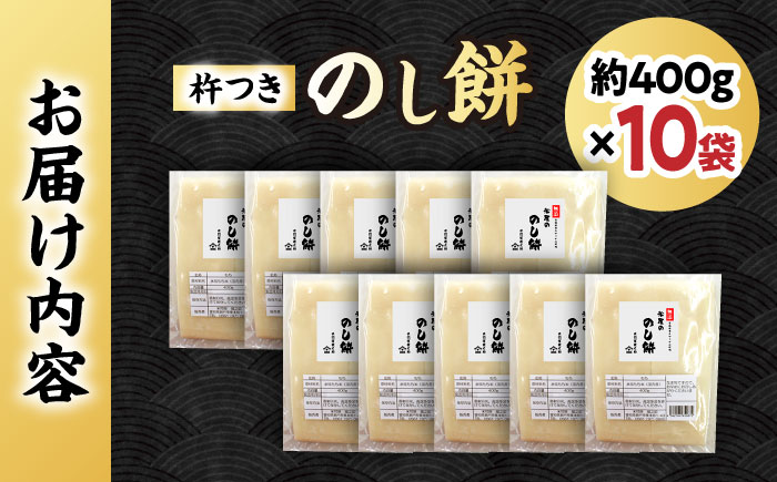 【切れ目アリ】 杵つき のし餅 約4kg　【米祐商店】 / もち 餅 もち米 / 瀬戸市 [BBEF002]
