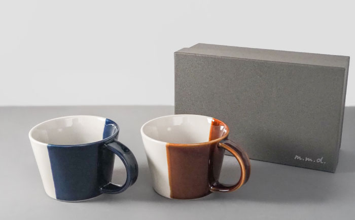 【瀬戸焼】 マグカップ 瑠璃・アメ　2個セット / 瀬戸市 / 【ｍ．ｍ．ｄ．】 / マグカップ セット ギフト コーヒーカップ 湯呑み [BBAC021]