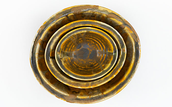 【瀬戸焼】 Kari 鬼 3サイズセット / 瀬戸市 / 【SUIYO】 / 食器 電子レンジ対応 皿 セット ギフト [BBAF001]