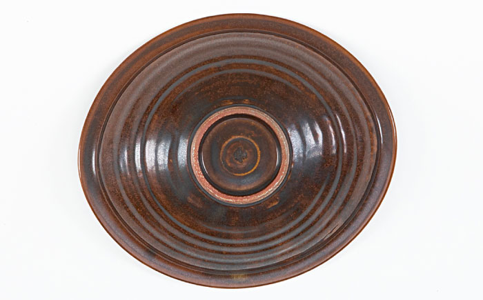 【瀬戸焼】 Kari 小豆 Lサイズ 1枚 / 瀬戸市 / 【SUIYO】 / 食器 電子レンジ対応 カレー皿 ギフト [BBAF004]