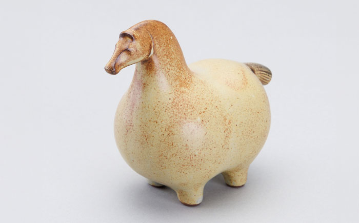 【瀬戸焼】オブジェ　ウマ（D2）【かしわ窯】 / オブジェ インテリア 馬 / 瀬戸市 [BBAJ025]