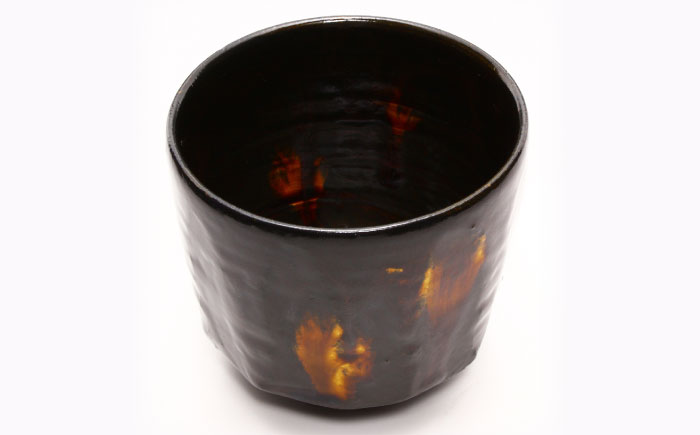 【瀬戸焼】手造り 古瀬戸面取陶碗【山長陶苑】 / 焼き物 やきもの 手造り 陶器 椀 茶碗 [BBBH022]