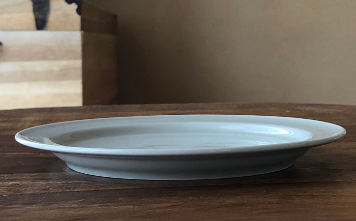 【瀬戸焼】 典型プレート 6寸皿2枚セット　【カラー：グレーホワイト】 食器 お皿 セット 瀬戸市 / 双寿園 [BBBI008]