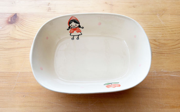 【瀬戸焼】子供用食器5点セット（女の子）贈答品対応【窯元SOUSEN】/食育 子育て ギフト [BBCQ009]