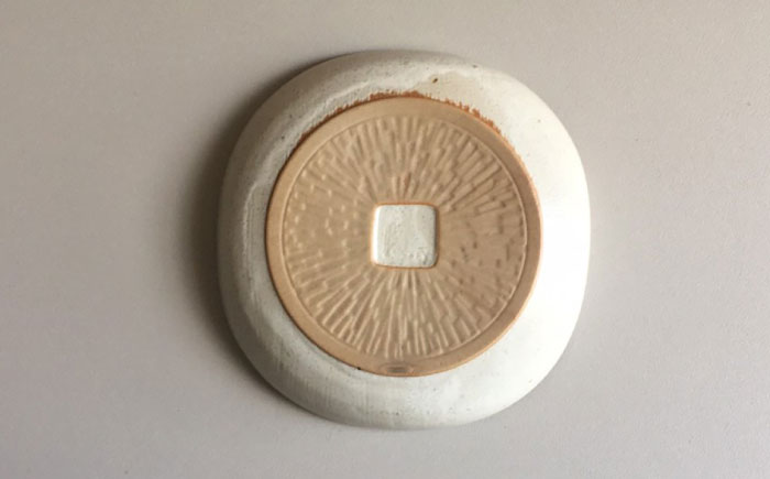 【瀬戸焼】 HANAtoHA ナデ角 小皿 5枚 (白) 【カネ三商店】 / 食器 皿 プレート ギフト / 瀬戸市 [BBDD025]