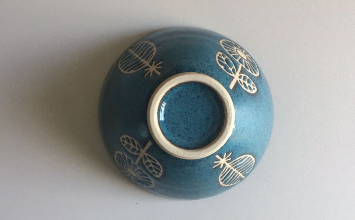 【瀬戸焼】 HANAtoHA ボウル 小 2個 (青) 【カネ三商店】 / 食器 小鉢 茶碗 ギフト / 瀬戸市 [BBDD028]