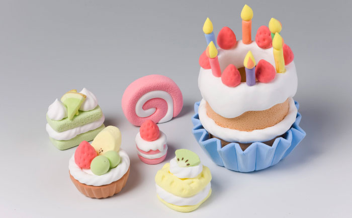 天使のねんど10個セット（白）  / おもちゃ ねんど 粘土 工作 / 瀬戸市 /中部電磁器工業株式会社 [BBDF001]