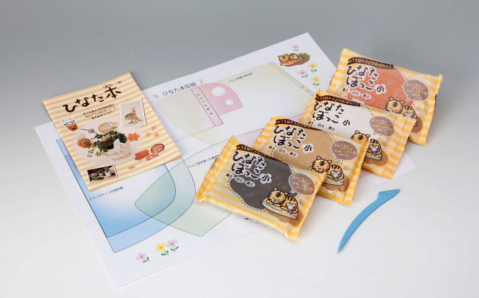 ひなたぼっこ小4色セット　2個セット / おもちゃ ねんど 粘土 工作 / 瀬戸市 /中部電磁器工業株式会社 [BBDF004]