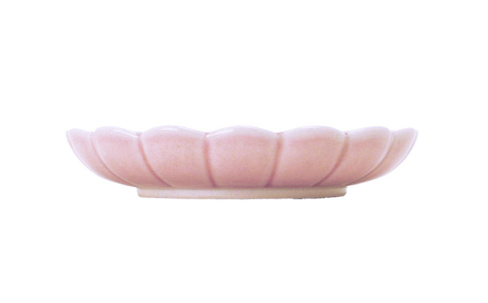 【瀬戸焼】削ぎ菊型取皿 貫入ローズピンク 2枚セット 【ヤマハツクリタ株式会社】 / 食器 和食器 丸皿 / 瀬戸市 [BBDV011] ローズピンク