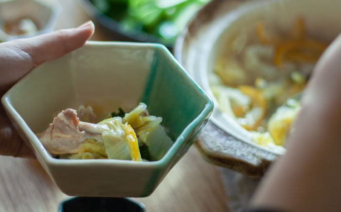 【瀬戸焼】 中鉢2個セット 青磁・黄彩 【m.m.d.】 / 食器 器 和食器 煮物鉢　 [BBAC029]