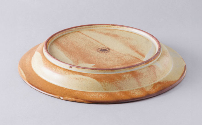 【瀬戸焼】窯垣の小径シリーズ　プレート 直径25cm 【かしわ窯】 / 瀬戸焼 ギフト 皿 プレート パスタ皿 カレー皿 [BBAJ014]