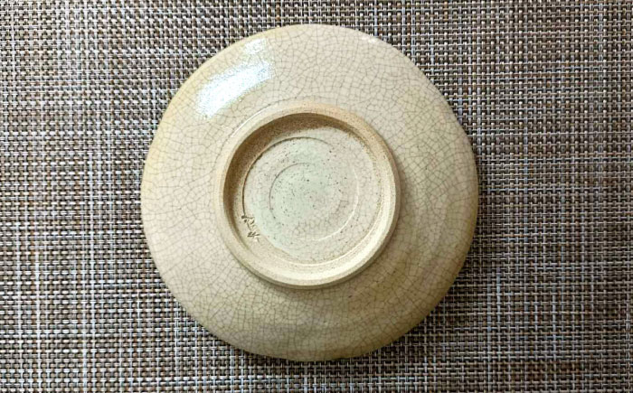 【瀬戸焼】織部5.5寸和皿 【愛窯工芸社】/ プレート 丸皿 皿 食器 和食器 / 瀬戸市 [BBAW006]