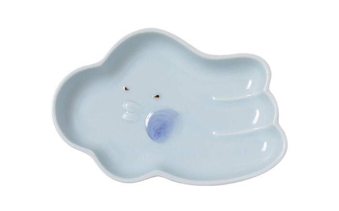 【瀬戸焼】ケランケラン 北風と太陽セット イエロー 【セラミック・ジャパン】 / 子ども用食器 食器 皿 コップ ギフト プレゼント / 瀬戸市 [BBBC012]