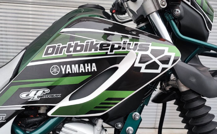 ダートバイクプラスオリジナル SEROW250 グラフィックデカールキット / デカール 転写シート バイク ステッカー / 瀬戸市 / 株式会社ダートフリーク [BBBD014]