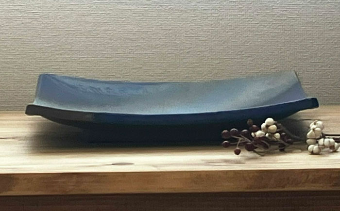 【瀬戸焼】 海壁の正角大皿 26cm (kaiheki) 【株式会社まるたか水野コーポレーション】 / 食器 プレート 角皿 / 瀬戸市 [BBBF026]