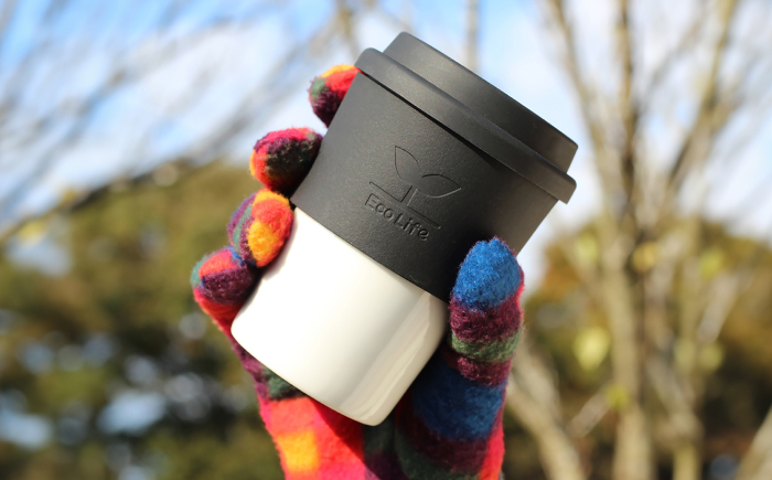 【瀬戸焼】 Lid-cup　オリジナルカラー　白 【双寿園】/カップ コップ 食器 /瀬戸市 [BBBI011] 白