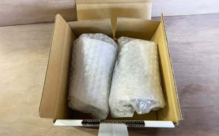 【瀬戸焼】酸化志野釉かけ分け柄　タンブラー　中・中セット【生宝陶苑】/ 湯呑 ビール グラス [BBBW006]