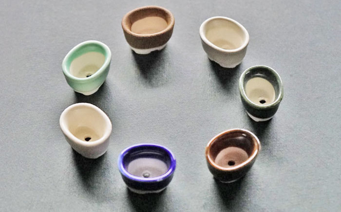 【瀬戸焼】 植木鉢 瀬戸七釉めぐり 7点 / 瀬戸市 / 【文山製陶所】 / 植木鉢 陶器 プランター 植物 鉢 [BBCG003]