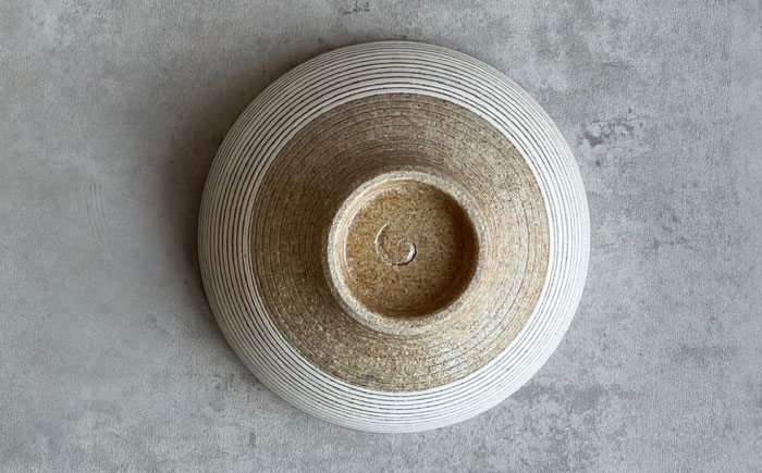 【瀬戸焼】 Komasujibori こま筋彫 飯椀 2個 (白) 【カネ三商店】 / 食器 茶碗 ご飯茶碗 ギフト / 瀬戸市 [BBDD037]