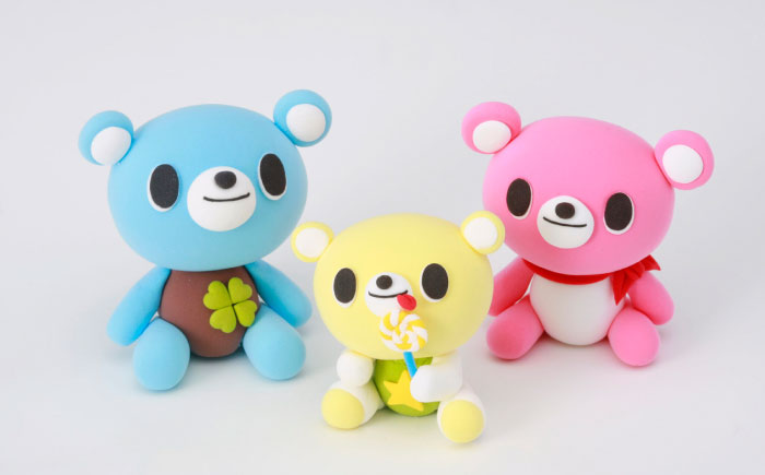 天使のねんど10個セット（白）  / おもちゃ ねんど 粘土 工作 / 瀬戸市 /中部電磁器工業株式会社 [BBDF001]