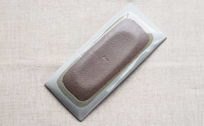 【瀬戸焼】 「舞陶館」　白化粧 長角皿２枚セット【松本陶器株式会社】 / 皿 食器 角皿 / 瀬戸市 [BBDX012]