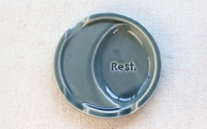 【瀬戸焼】ファンレスト お箸＆スプーン置き カジュアル 4色セット 【ネクスト】/ 箸置き 小皿 セット カラー [BBDZ001]