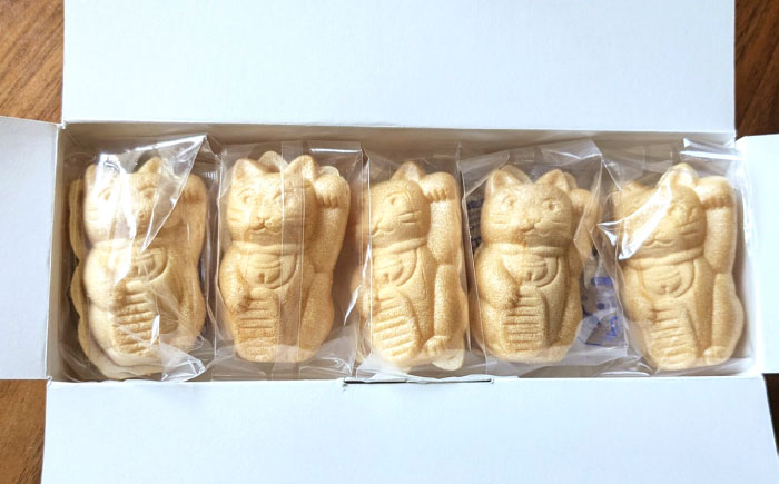 招き猫フロランタン 5個（1袋2個入り） / お菓子 菓子 小分け 割れ スイーツ おやつ フロランタン 常温 手土産 ギフト お土産 / 瀬戸市 / 株式会社フラットフィールド [BBEE002]