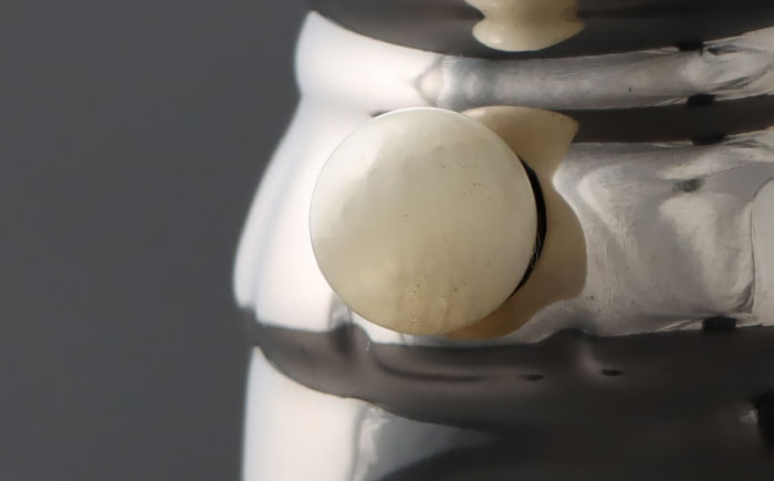 【瀬戸焼】＜招き猫＞Jeramic 2体セット ゴールド&プラチナ ムーンストーン6月 【m.m.d.】 / インテリア ネコ 風水 誕生石 [BBAC009]