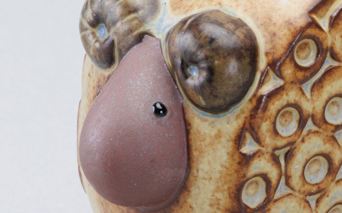 【瀬戸焼】 置物 ヒツジ フラット 【かしわ窯】 / インテリア 雑貨 オブジェ ギフト / 瀬戸市 [BBAJ041]