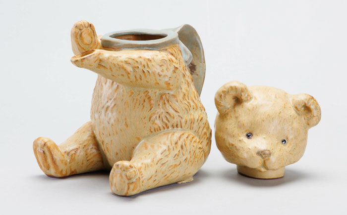 【瀬戸焼】 ティーポット クマ 【かしわ窯】 / 食器 急須 ギフト / 瀬戸市 [BBAJ046]