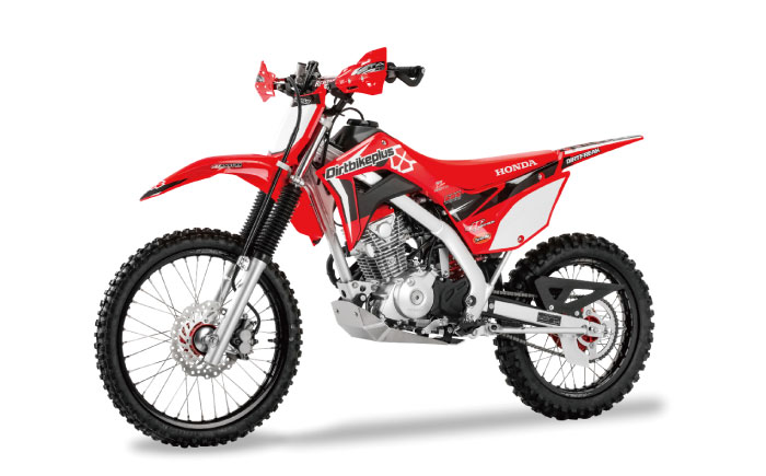 ダートバイクプラスオリジナル CRF125F’19-’25 グラフィックデカールキット / デカール 転写シート バイク ステッカー / 瀬戸市 / 株式会社ダートフリーク [BBBD011]