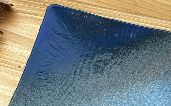 【瀬戸焼】 海壁の正角大皿 26cm (kaiheki) 【株式会社まるたか水野コーポレーション】 / 食器 プレート 角皿 / 瀬戸市 [BBBF026]