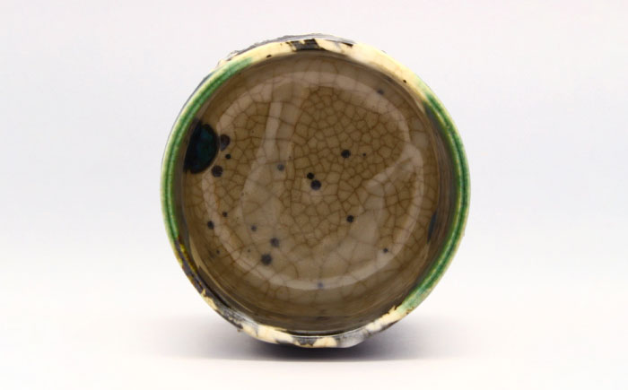 【瀬戸焼】古織部長湯呑 【山長陶苑】 / 湯呑 湯呑み 食器 和食器 / 瀬戸市 [BBBH055]