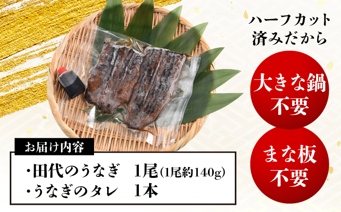 炭火焼き 国産うなぎ 蒲焼 1尾 / ウナギ 鰻 蒲焼 炭火 かば焼き / 瀬戸市 / うなぎ田代 [BBCA001]