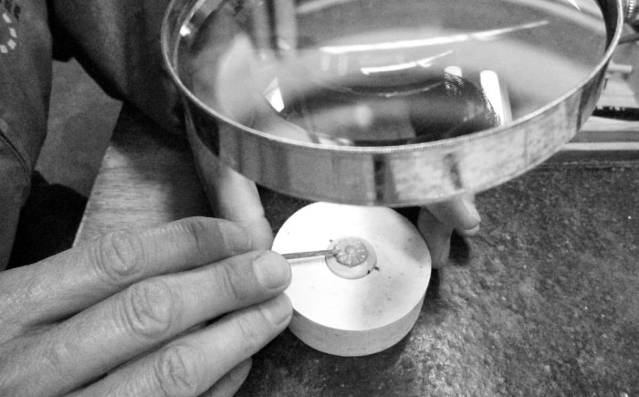 ＜カフス＞ オクタゴン ペガサス ネイビー / ネクタイ カフス スーツ 小物 ギフト 贈り物 / 瀬戸市 / 陶華 [BBCD028]