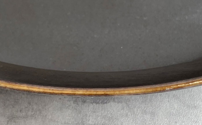 【瀬戸焼】リムカレー皿（黒）【株式会社カネ三商店】 / 皿 食器 カレー皿 ギフト プレゼント / 瀬戸市 [BBDD003]