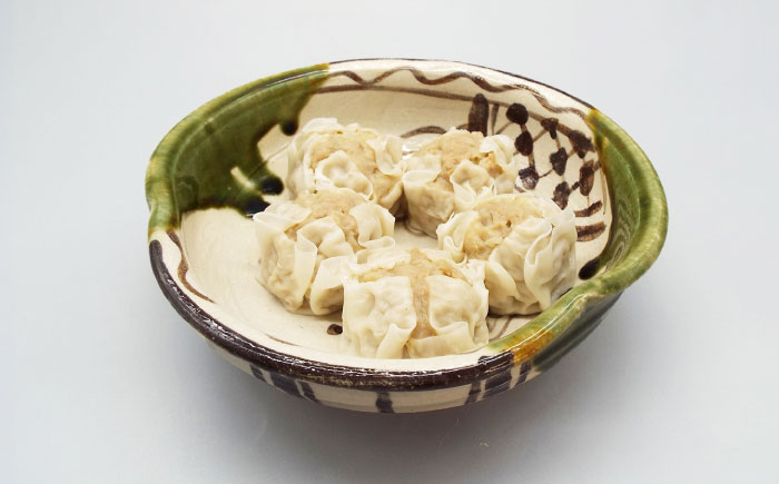 【瀬戸焼】塩草窯・織部まどつる 盛鉢 【山 佳】/ 陶器 皿 食器 / 瀬戸市 [BBDH002]